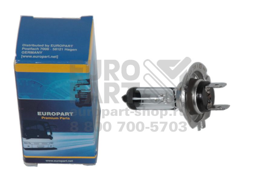 EUROPART / 8900001030 - Лампа Н7-24V70W РХ26d EUROPART / 8900001030 - Лампа Н7-24V70W РХ26d